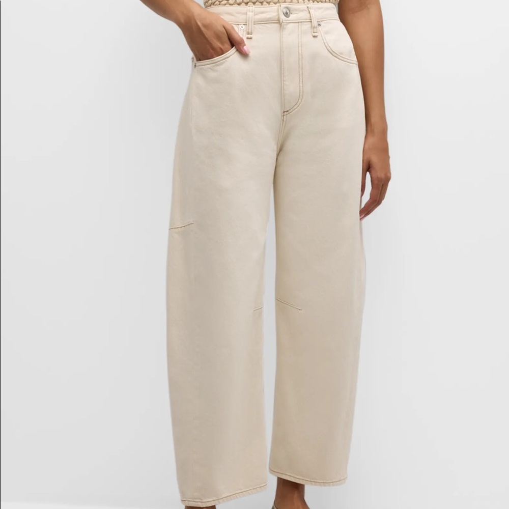 NWT Rag & Bone Barrel Leg Horseshoe Jeans